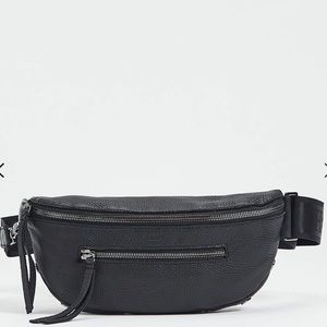 Hammitt Charles Belt Bag (Black/Gunmetal)